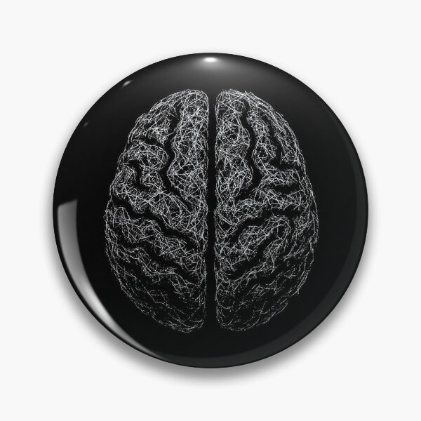 Item preview, Distressed Anatomical Brain – Scratched Grunge Neuro Art designed and sold by Mortisigil.
