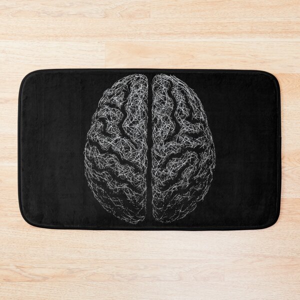Item preview, Distressed Anatomical Brain – Scratched Grunge Neuro Art designed and sold by Mortisigil.