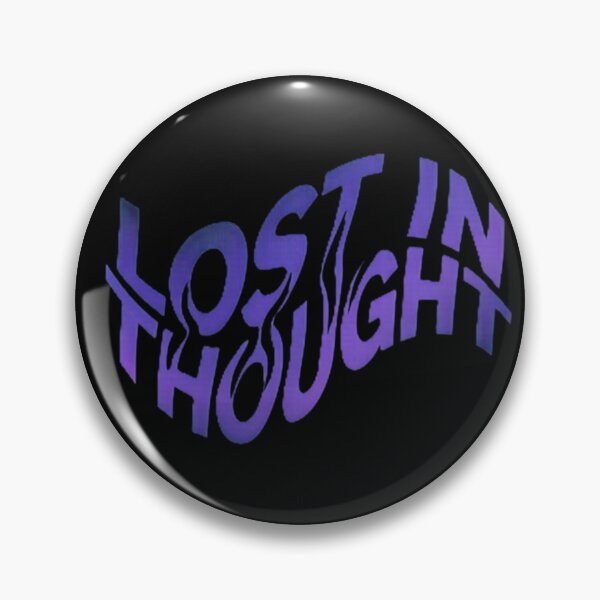 Item preview, Lost In Thought Distorted Typography Logo designed and sold by MartinxMarie.