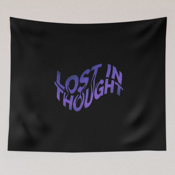 Item preview, Lost In Thought Distorted Typography Logo designed and sold by MartinxMarie.