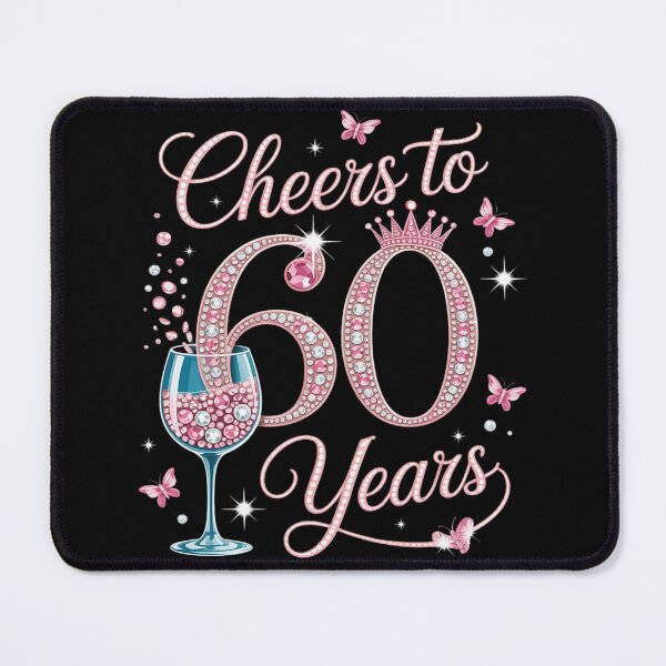 Item preview, Cheers to 60 years old 60th birthday women designed and sold by Sandrhaus.