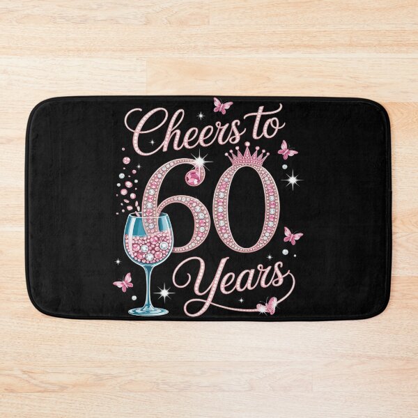 Item preview, Cheers to 60 years old 60th birthday women designed and sold by Sandrhaus.