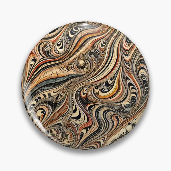 Item preview, Vintage Marbled Paper Pattern Retro Abstract Design designed and sold by PinUpPizzazz.