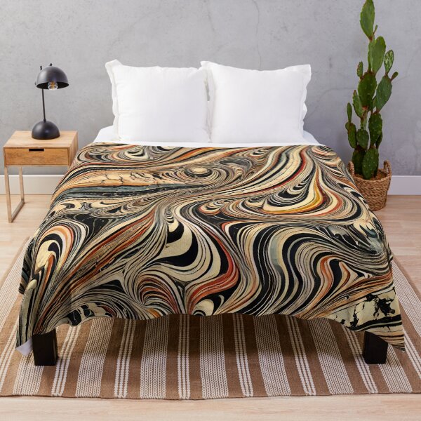Item preview, Vintage Marbled Paper Pattern Retro Abstract Design designed and sold by PinUpPizzazz.