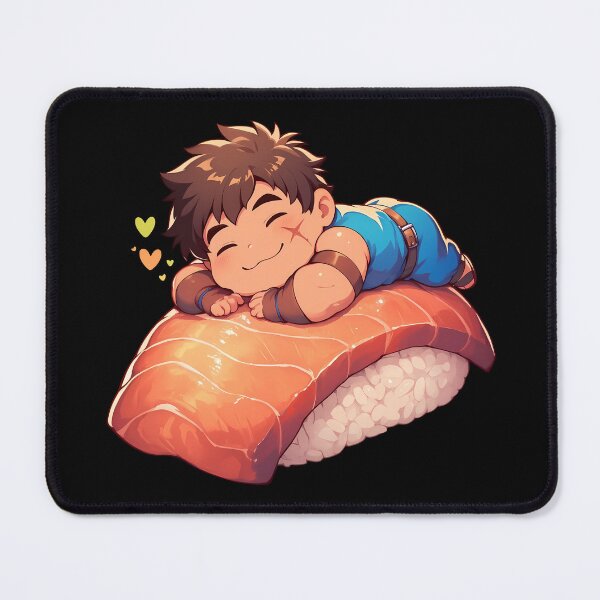 Item preview, Baki Hanma Baki The Grappler Chibi Sushi Kawaii Anime Boy designed and sold by CarlosBender.