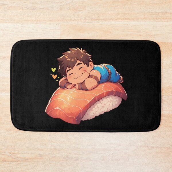 Item preview, Baki Hanma Baki The Grappler Chibi Sushi Kawaii Anime Boy designed and sold by CarlosBender.