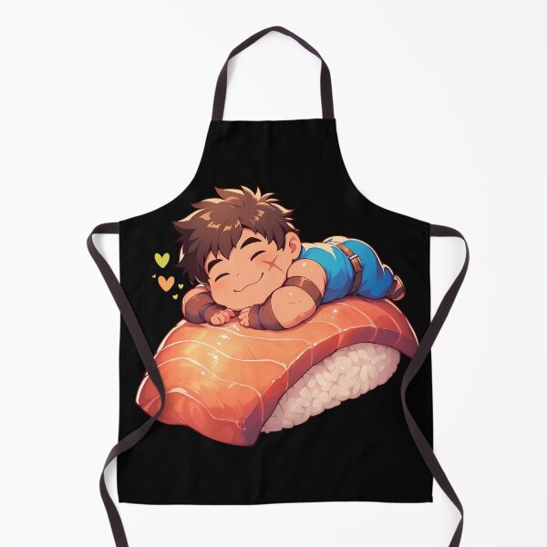Item preview, Baki Hanma Baki The Grappler Chibi Sushi Kawaii Anime Boy designed and sold by CarlosBender.