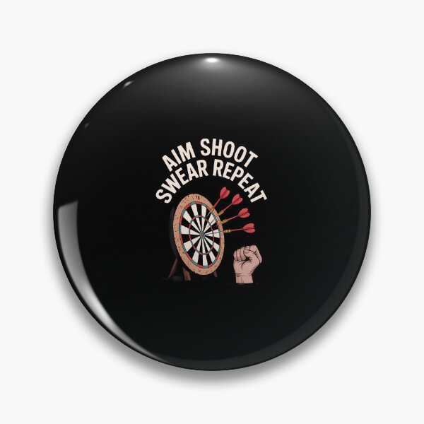 Artikelvorschau, Zielen, schießen, fluchen, wiederholen – Darts, lustiges Spiel, Kneipenspiel, Humor entworfen und verkauft von BrandyMegan.