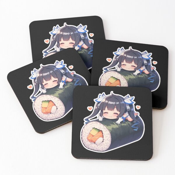Item preview, Danmachi Hestia Danmachi Chibi Sushi Kawaii Anime Girl designed and sold by CarlosBender.