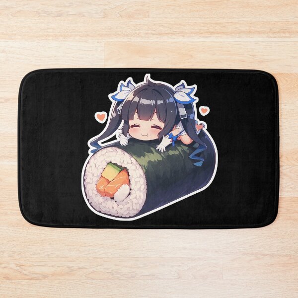 Item preview, Danmachi Hestia Danmachi Chibi Sushi Kawaii Anime Girl designed and sold by CarlosBender.