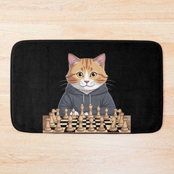 Item preview, Chess Mens, Womens & Kids Cat Chess Player designed and sold by Sandrhaus.