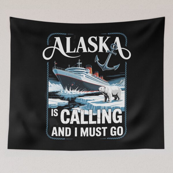 Item preview, Alaska is Calling and I Must Go designed and sold by CruelShadesSt.