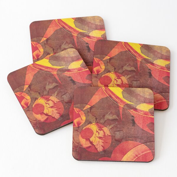 Item preview, Birds and Circles Monoprint Graphic Art designed and sold by Norah Gilbert.
