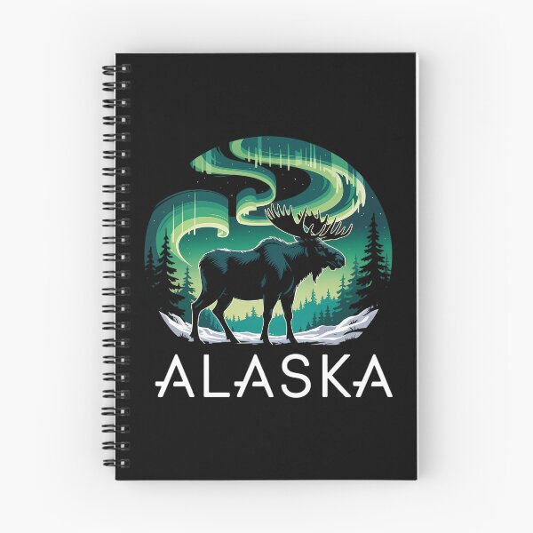Item preview, Alaska Moose Aurora Borealis Alaskan designed and sold by CruelShadesSt.
