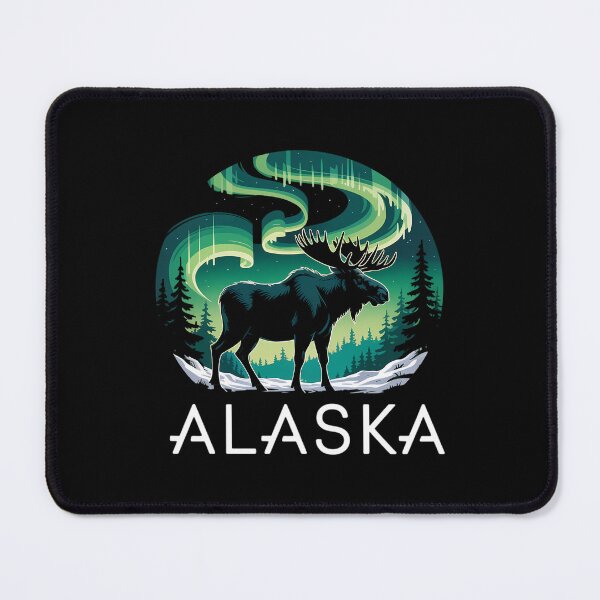 Item preview, Alaska Moose Aurora Borealis Alaskan designed and sold by CruelShadesSt.