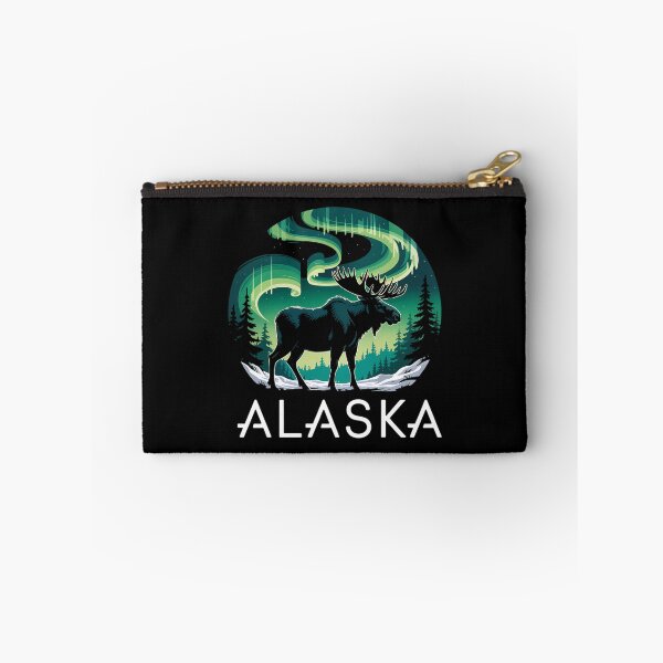 Item preview, Alaska Moose Aurora Borealis Alaskan designed and sold by CruelShadesSt.