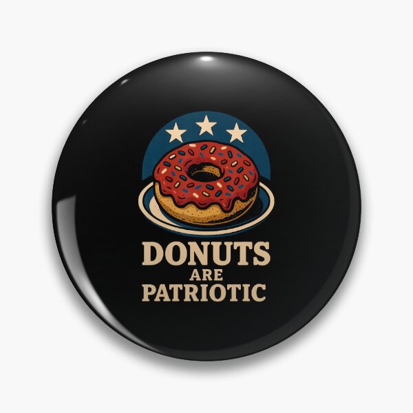 Artikelvorschau, Donuts sind ein patriotischer, lustiger Snack (Zitat) entworfen und verkauft von RuthSheila.
