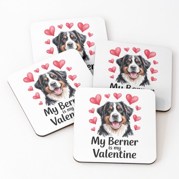 Item preview, Berner Is My Valentine Bernese Mountain Dog Owner Valentine designed and sold by CruelShadesSt.