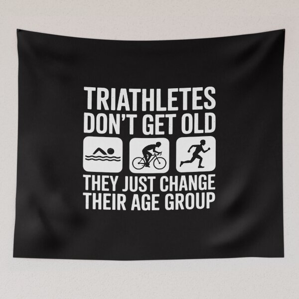 Item preview, Triathlon Men Women Triathletes Swim Bike Run designed and sold by GalaFunny.