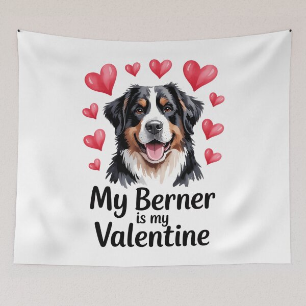 Item preview, Berner Is My Valentine Bernese Mountain Dog Owner Valentine designed and sold by CruelShadesSt.