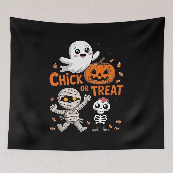 Item preview, Chick or Treat Funny Chicken Halloween designed and sold by Sandrhaus.