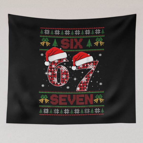 Item preview, 67 Meme Six Seven Christmas Ugly 	 For Kids Boys Girls designed and sold by BeverlyBrenda.