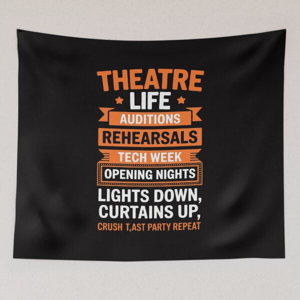 Item preview, Theatre Life - Actor Actress Stage Performer Musical Artist designed and sold by GalaFunny.