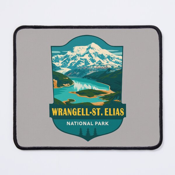 Item preview, Wrangell–St. Elias Alaska Mountain Sticker designed and sold by Ismeal Von.