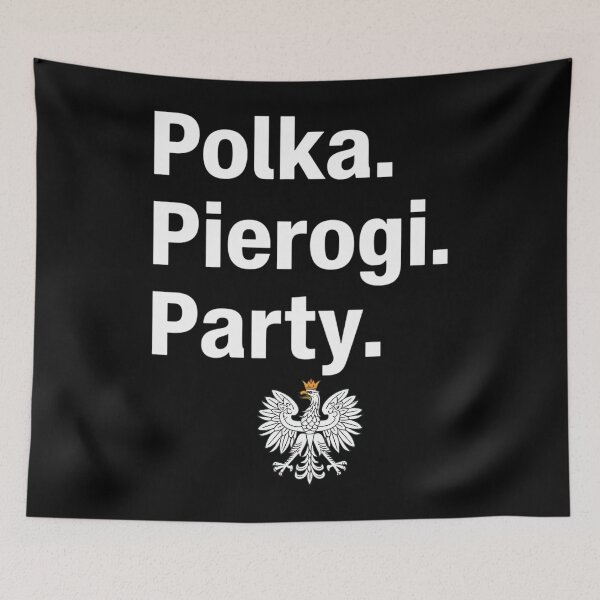 Item preview, Polka. Pierogi. Party.  Dyngus Day 2026 designed and sold by CruelShadesSt.