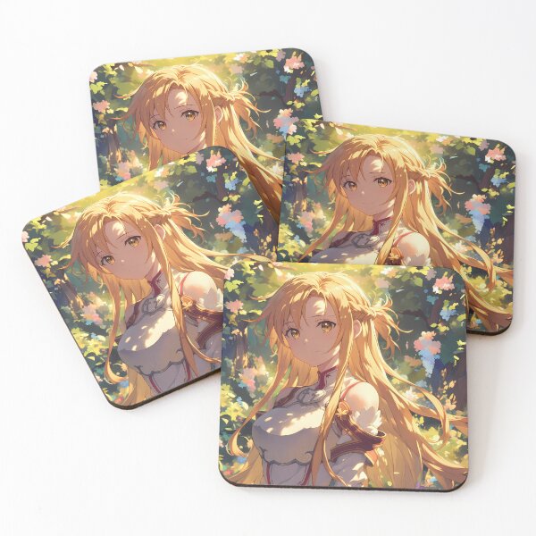 Item preview, Asuna Sword Art Online Anime Girl Waifu Forest Light Beauty designed and sold by CarlosBender.