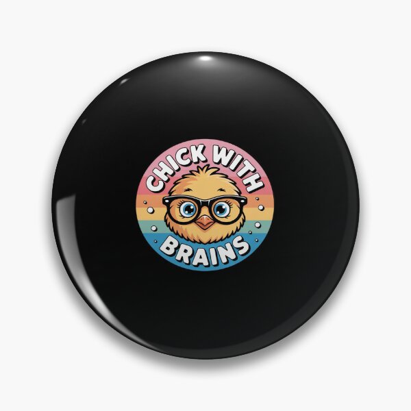 Item preview, Chick with Brains Smart Hot Feminist designed and sold by Sandrhaus.