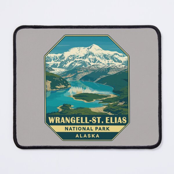 Item preview, Wrangell–St. Elias Alaska Mountain Sticker designed and sold by Ismeal Von.