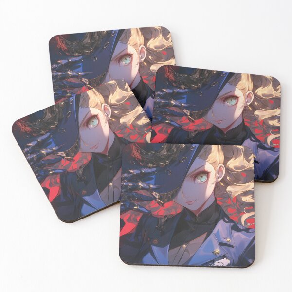 Item preview, Justine Caroline Persona 5 Intense Anime Girl Waifu Mystery With Deep Glare designed and sold by CarlosBender.