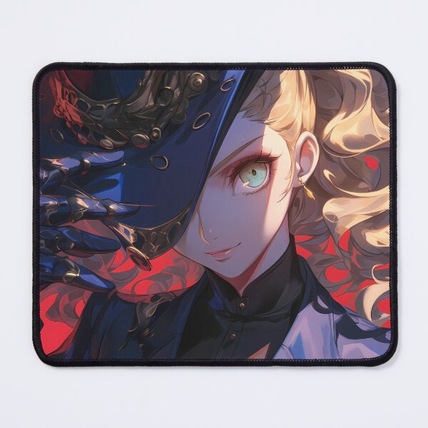 Item preview, Justine Caroline Persona 5 Intense Anime Girl Waifu Mystery With Deep Glare designed and sold by CarlosBender.