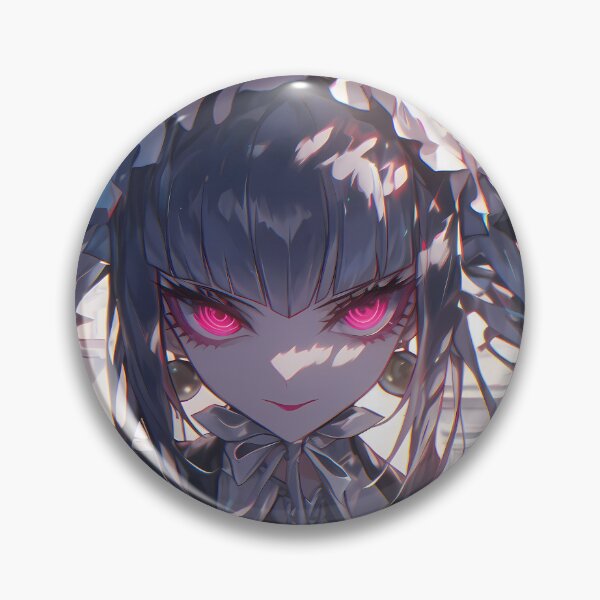 Item preview, Celestia Ludenberg Danganronpa Gothic Anime Girl Waifu Elegance With Fierce Crimson Gaze designed and sold by CarlosBender.