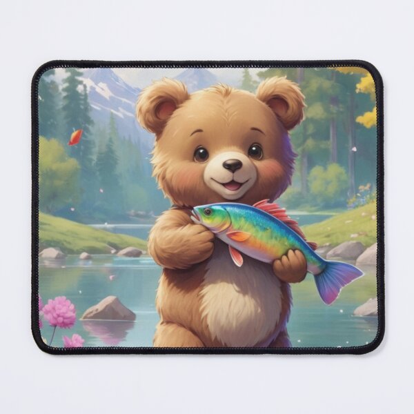 Item preview, Teddy Bear Fishing designed and sold by Sweet Dreams Ambience.
