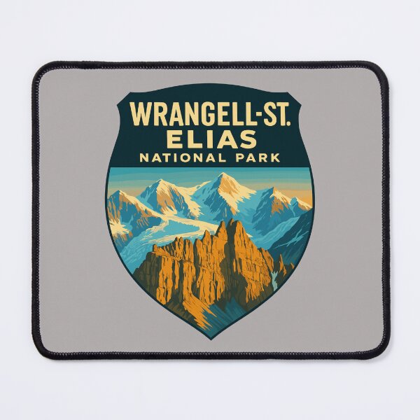 Item preview, Wrangell–St. Elias Alaska Mountain Sticker designed and sold by Ismeal Von.