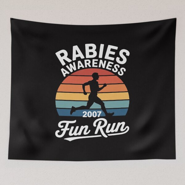 Item preview, Rabies Awareness Run TV Comedy Running designed and sold by GalaFunny.