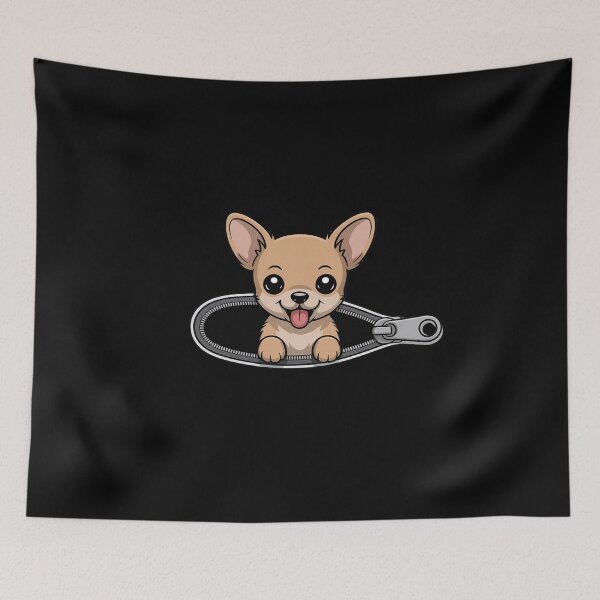 Item preview, Chihuahua Emerging from A Zipper Costume Boys & Girls designed and sold by ryukaizox1.