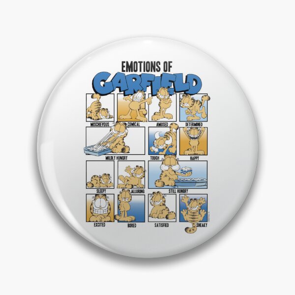 Item preview, Garfield Emotions Of Garfield Blue Grid Classic  designed and sold by ariav94830.