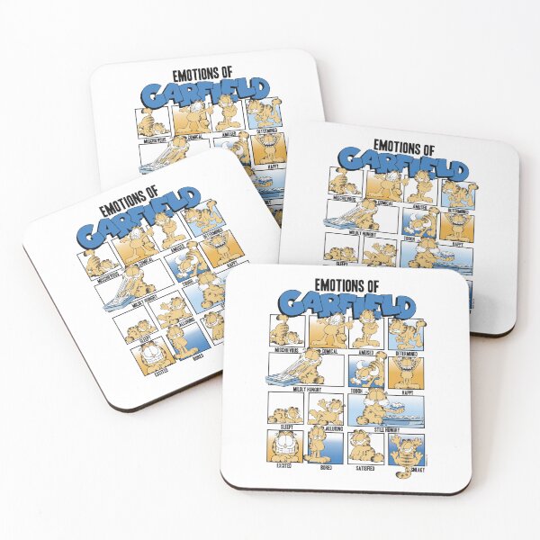 Item preview, Garfield Emotions Of Garfield Blue Grid Classic  designed and sold by ariav94830.