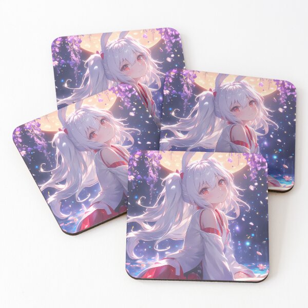 Item preview, Wisteria Moonlit Laffey Azur Lane Anime Girl Fantasy Sakura Night designed and sold by CarlosBender.