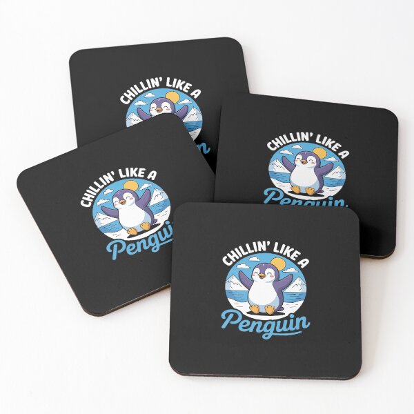 Item preview, Chillin Like A Penguin Cute Bird Animal designed and sold by ryukaizox1.