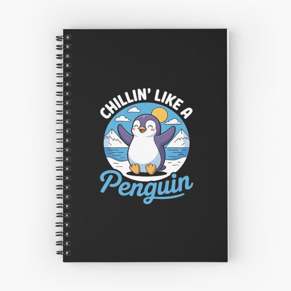 Item preview, Chillin Like A Penguin Cute Bird Animal designed and sold by ryukaizox1.