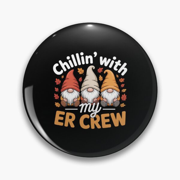 Item preview, Chillin' With My Gnomies ER Crew Fall Vibes Autumn Season designed and sold by ryukaizox1.