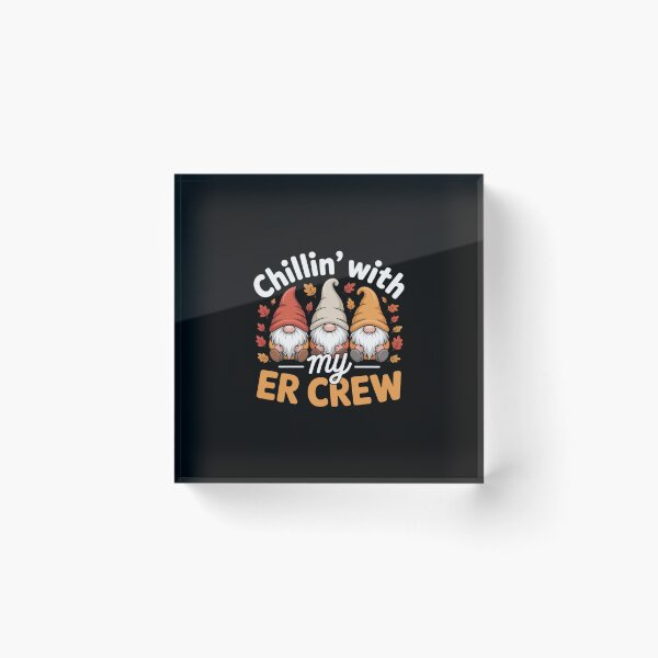 Item preview, Chillin' With My Gnomies ER Crew Fall Vibes Autumn Season designed and sold by ryukaizox1.