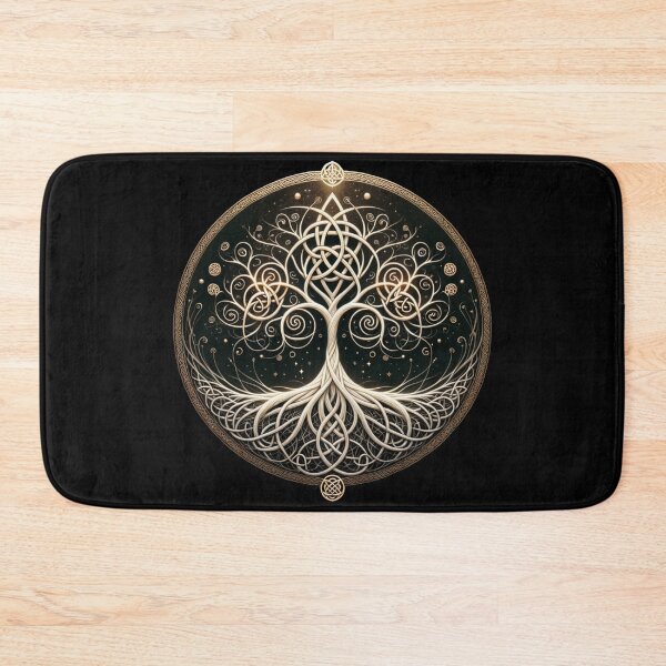 Item preview, Celtic Tree of Life – Golden Symbol Art designed and sold by AnalajiaDesigns.