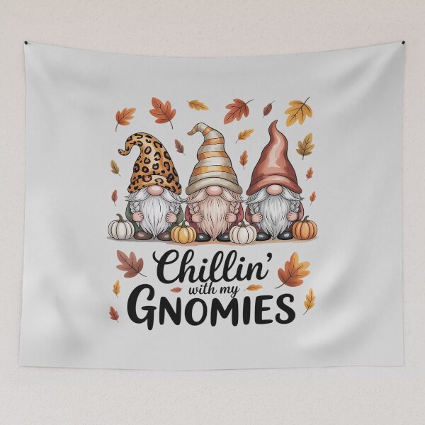 Item preview, Chillin' With My Gnomies Friends Matching Fall Family Autumn designed and sold by ryukaizox1.
