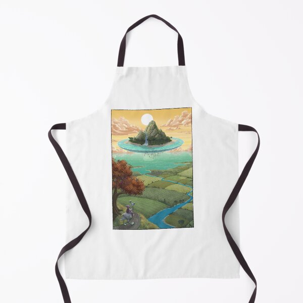 Item preview, Floating Island above the land of Frey designed and sold by The Purple Fantastic.