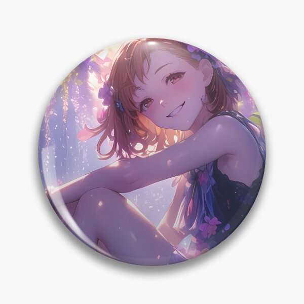 Item preview, Certain Misaka Mikoto Wisteria Moonlight Railgun Fantasy Purple Blossoms Night Energy designed and sold by CarlosBender.